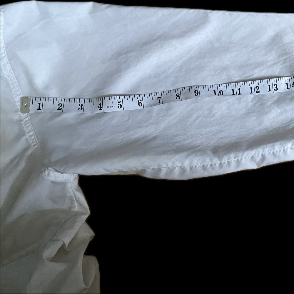 Sidequest '90s White Oversized Casual Windbreaker - Picture 13 of 15